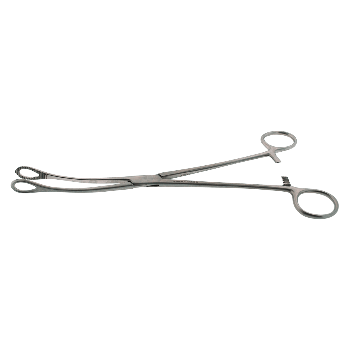 Foerster Sponge Forceps, Curved, Serrated, 9-1/2" Stainless Steel, Each