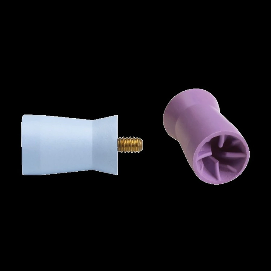 Turbo Plus Prophy Cups, Latex Free, Soft Purple, Screw Type, Long, 720/Pk, 053605