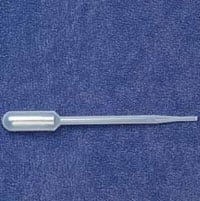 VWR Scientific Transfer Pipette, Small Bulb, 25 Drops/mL, 8.7 cm, Disposable, 500/Box