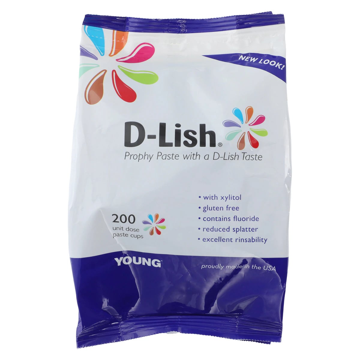 D-Lish Prophy Paste, Coarse, Mint, 200 Unit Dose Cups/Box, 300010