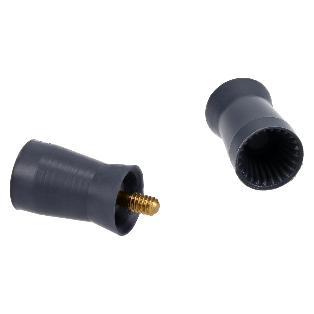 Young Dental Ribbed Prophy Cup, Screw Type, Soft, Gray, 144/Pk, 050101