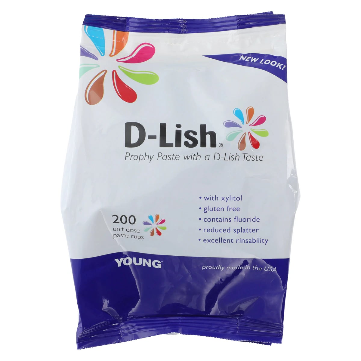 D-Lish® Prophy Paste, Fine Grit, Mint, Unit Dose Cups, 200/Pkg, 300220