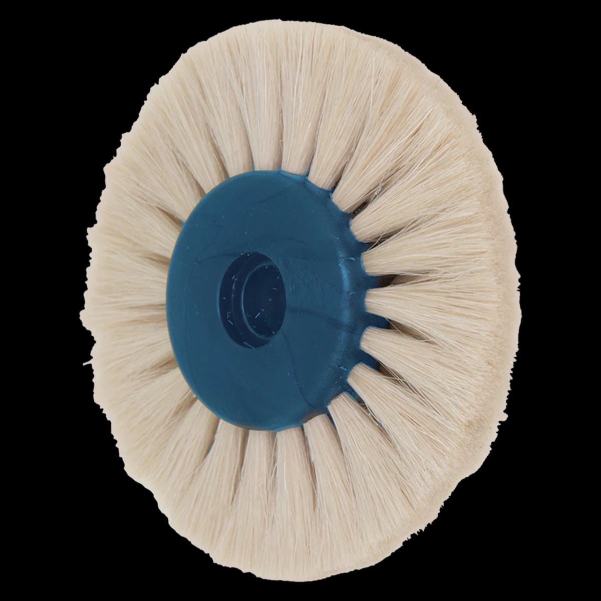 Foredom Inter-Brush Goat Hair, White, 2-Row Lathe Brush