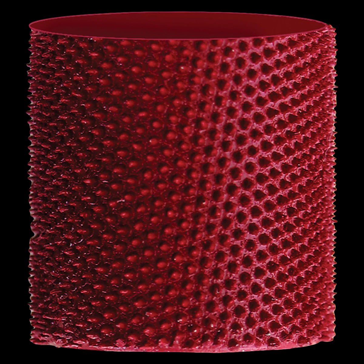 Foredom Typhoon Sanding Sleeve, 15/16" x 1", Coarse (Red) Grit, Aluminum Oxide, 1 Each