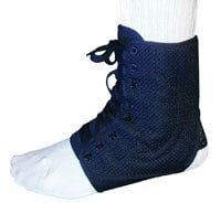 Pro-Tec Athletics Stabilizing Ankle Brace, Foam/Mesh, Medium (Men 7.5-10 / Women 8-10.5), Black