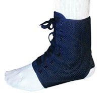 Pro-Tec Athletics Stabilizing Ankle Brace, Foam/Mesh, Large (Men 10.5-12.5 / Women 11-13), Black