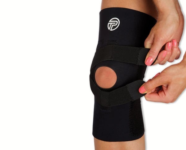 Pro-Tec Athletics J-Lat Knee Support, Left, Neoprene, 2X-Large (20-22")