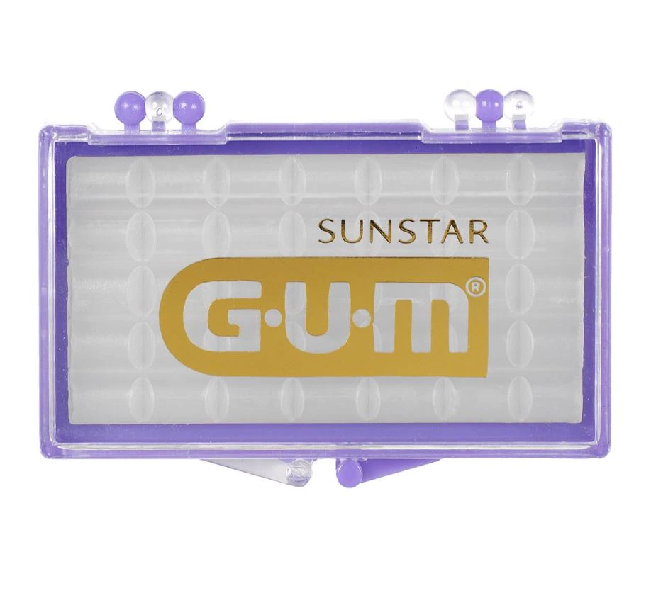 GUM Orthodontic Wax, Unflavored with Vitamin E, 24/Bx, 723PD
