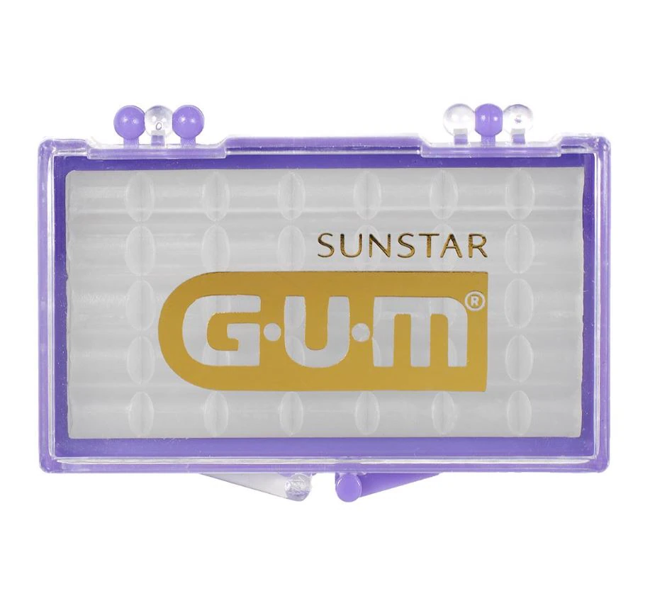 GUM Orthodontic Wax, Mint Flavor with Vitamin E & Aloe Vera, 24/Box, 724PD