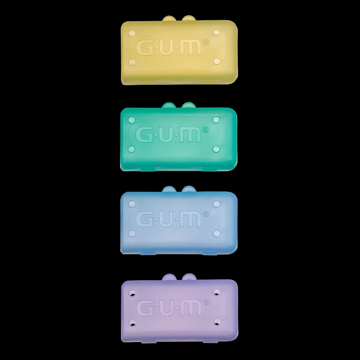 GUM Protect Toothbrush Covers, Antibacterial, 4/Pk, 152RFZ