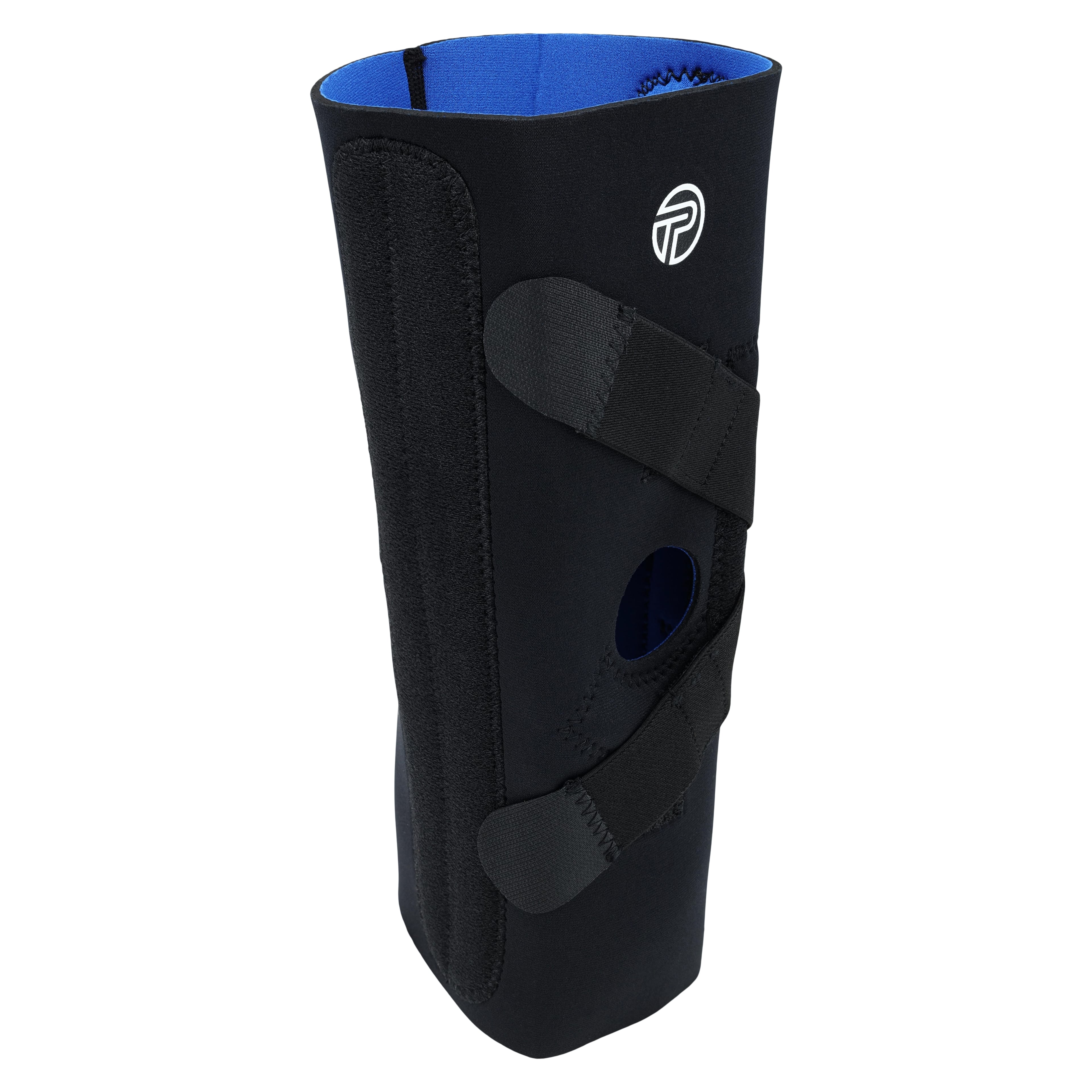 Pro-Tec Athletics J-Lat Knee Support, Neoprene, Adult Medium (14-16"), Black