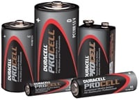 Duracell Procell Alkaline Batteries, 9V, 12/Box