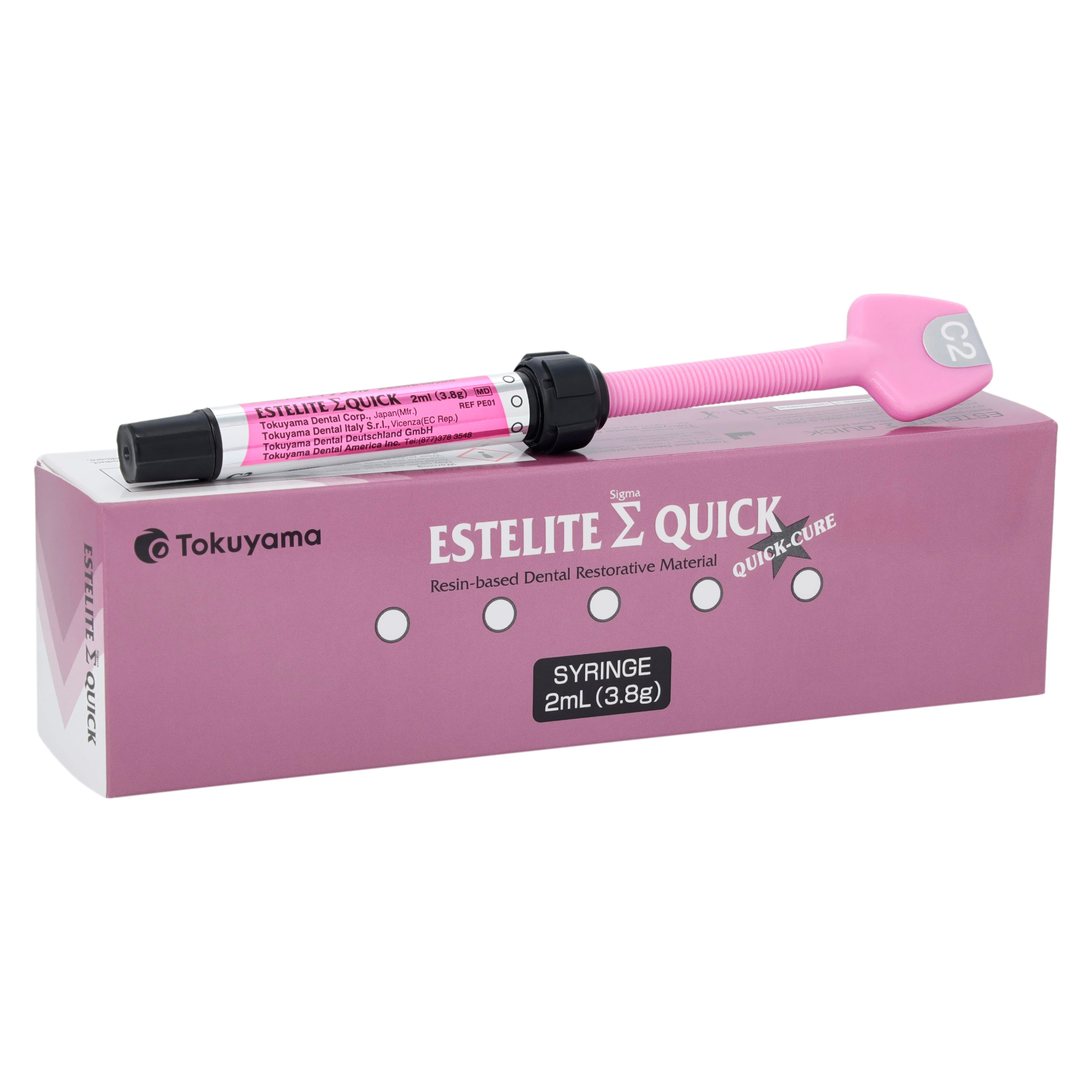 Estelite Sigma Quick Composite Syringe Refill, Shade C2, 3.8 g, 1/Pk, 13121