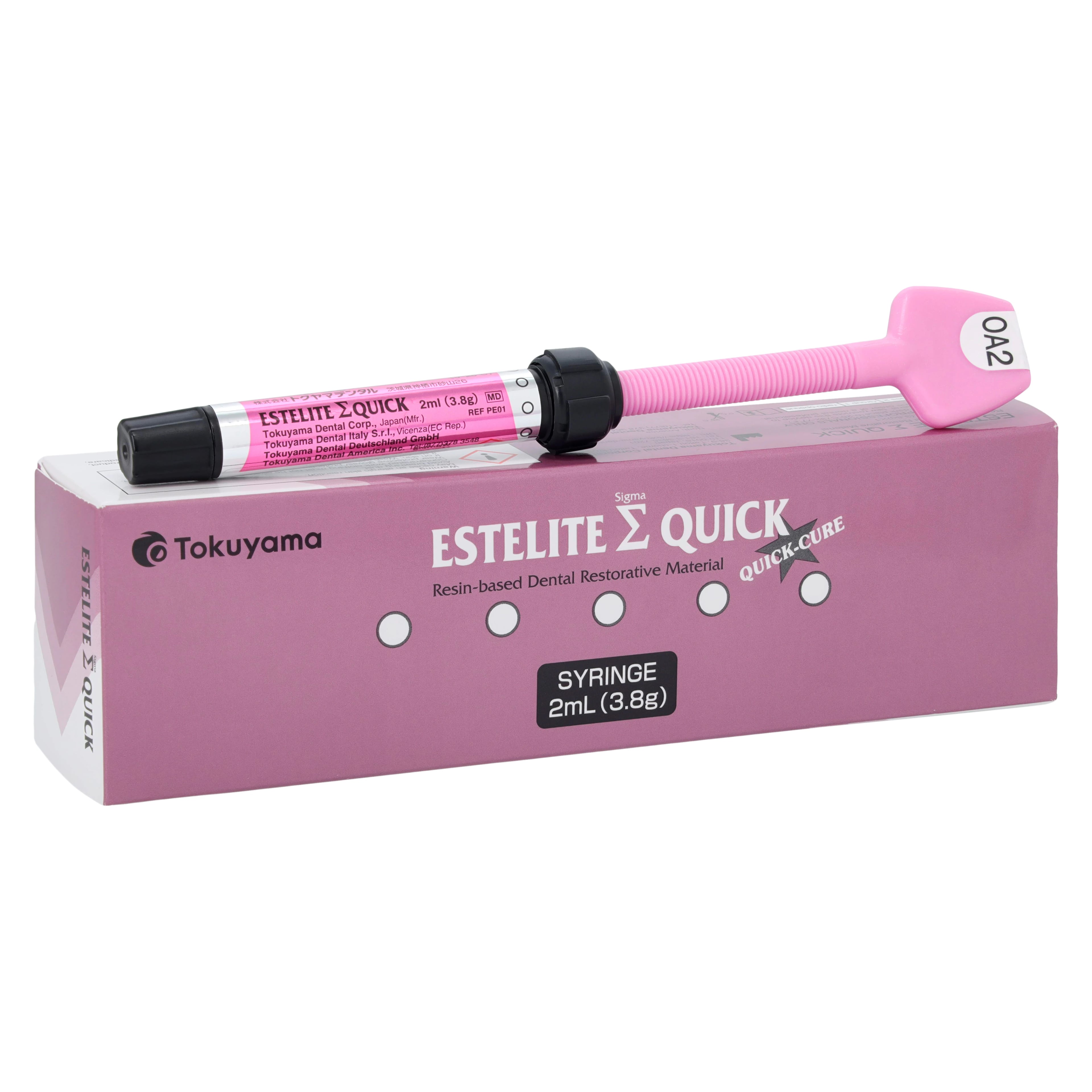 Estelite Sigma Quick Syringe Refill, Universal Composite, Shade OA2, 3.8 g, 1/Pk, 13124