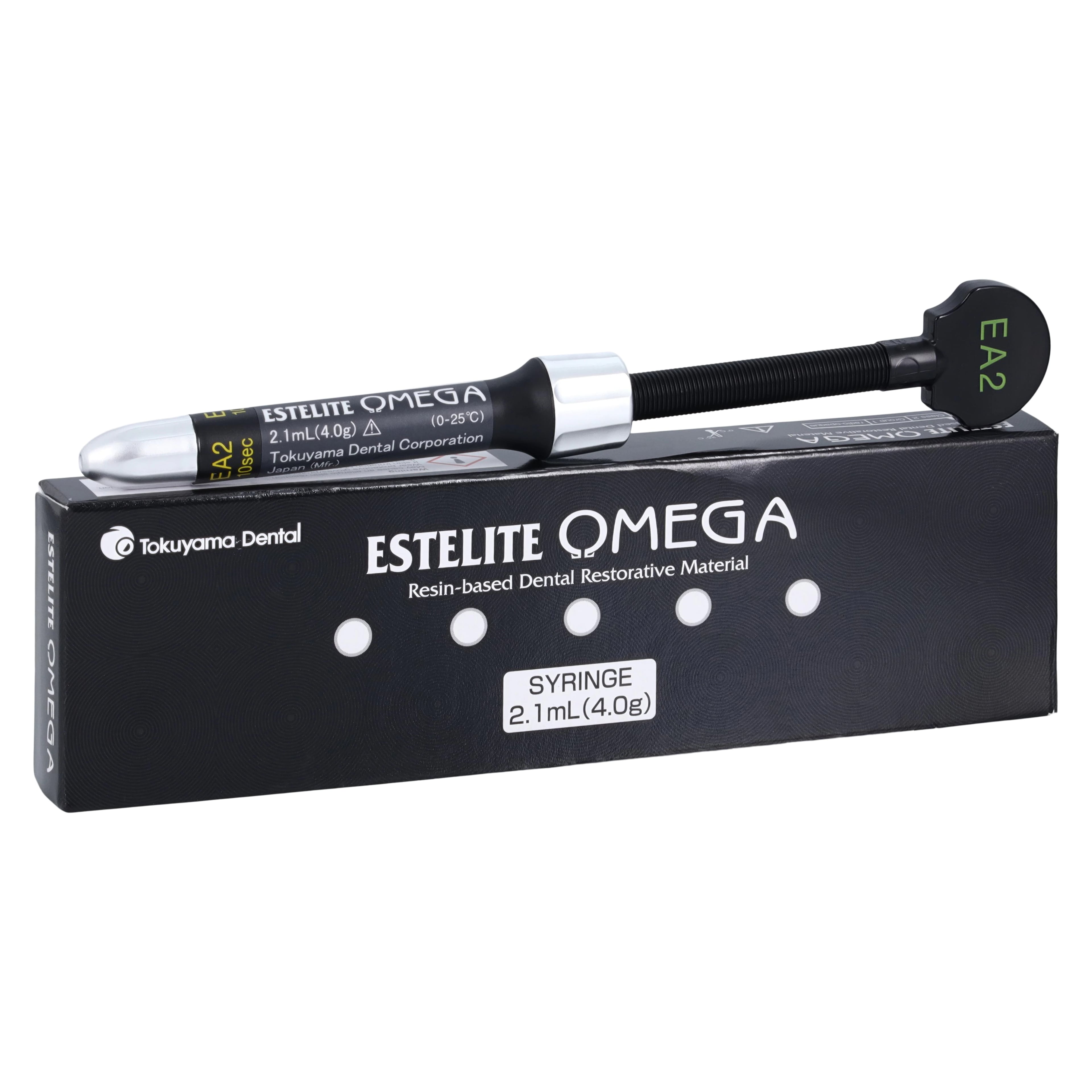 Tokuyama Estelite Omega Polychromatic Light-Cure Composite Syringe Refill, Shade EA2 (Enamel), 4 g, 1/Pk, 10722