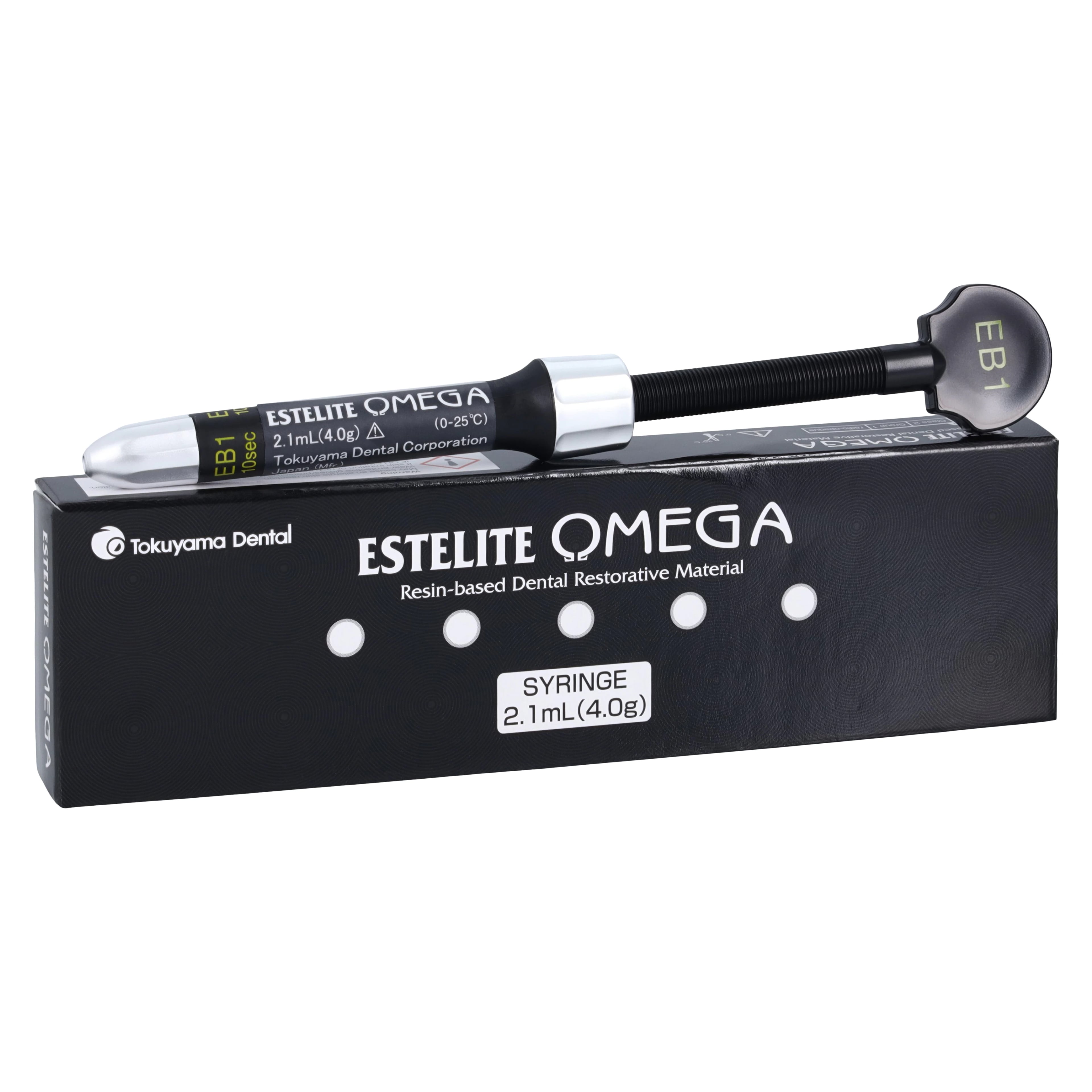 Estelite Omega Polychromatic Universal Composite Syringe Refill, Shade EB1 (Enamel), 4g, 1/Pk, #10724