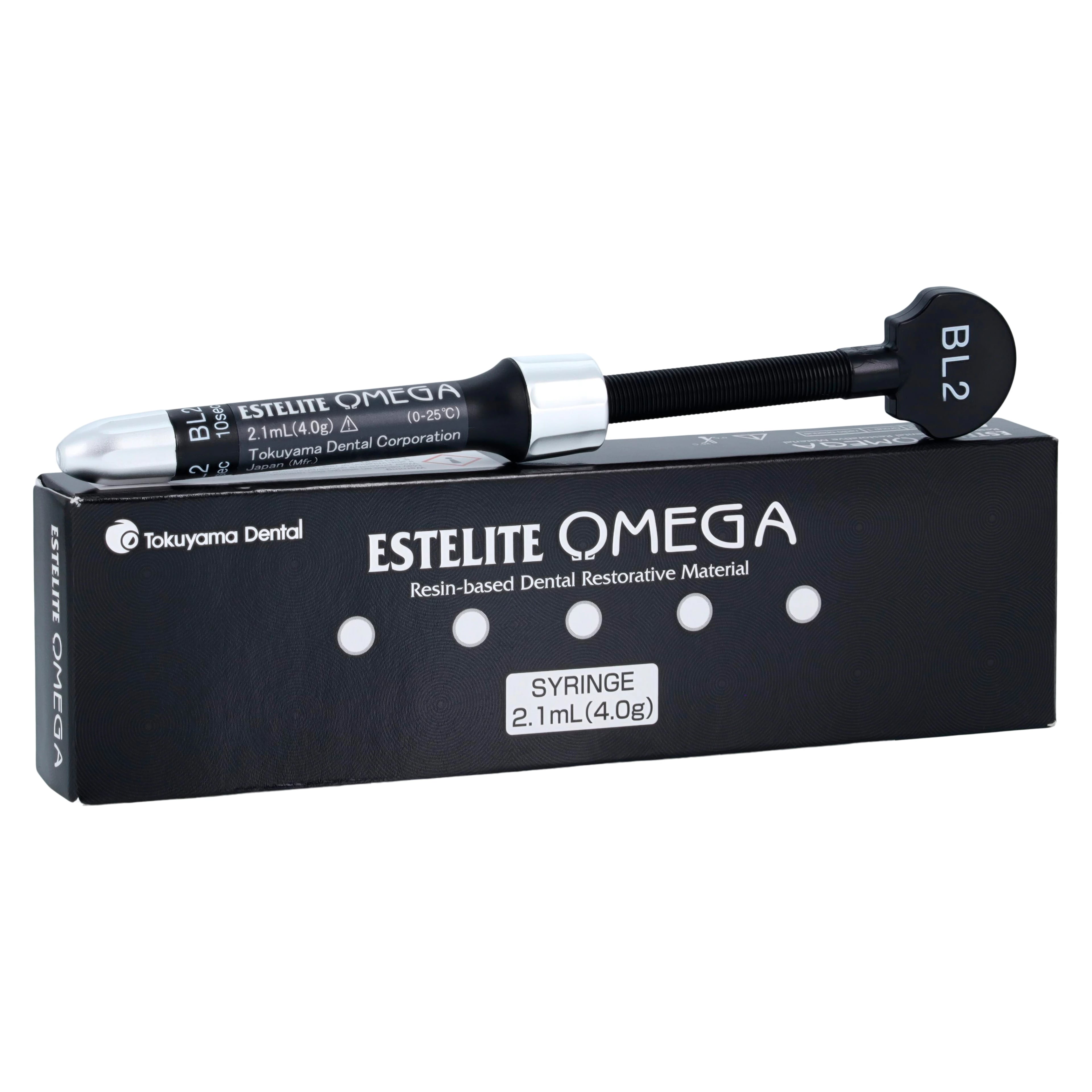 Estelite Omega Polychromatic Composite, Light-Cure, Syringe Refill, Universal Viscosity, Shade BL2 (Bleach), 4 g, 1/Pk, 10731