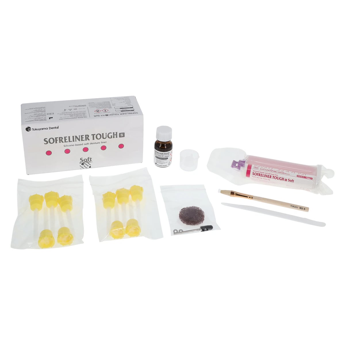 Tokuyama Sofreliner Tough S (Soft) Chairside Denture Reline Kit, 23401