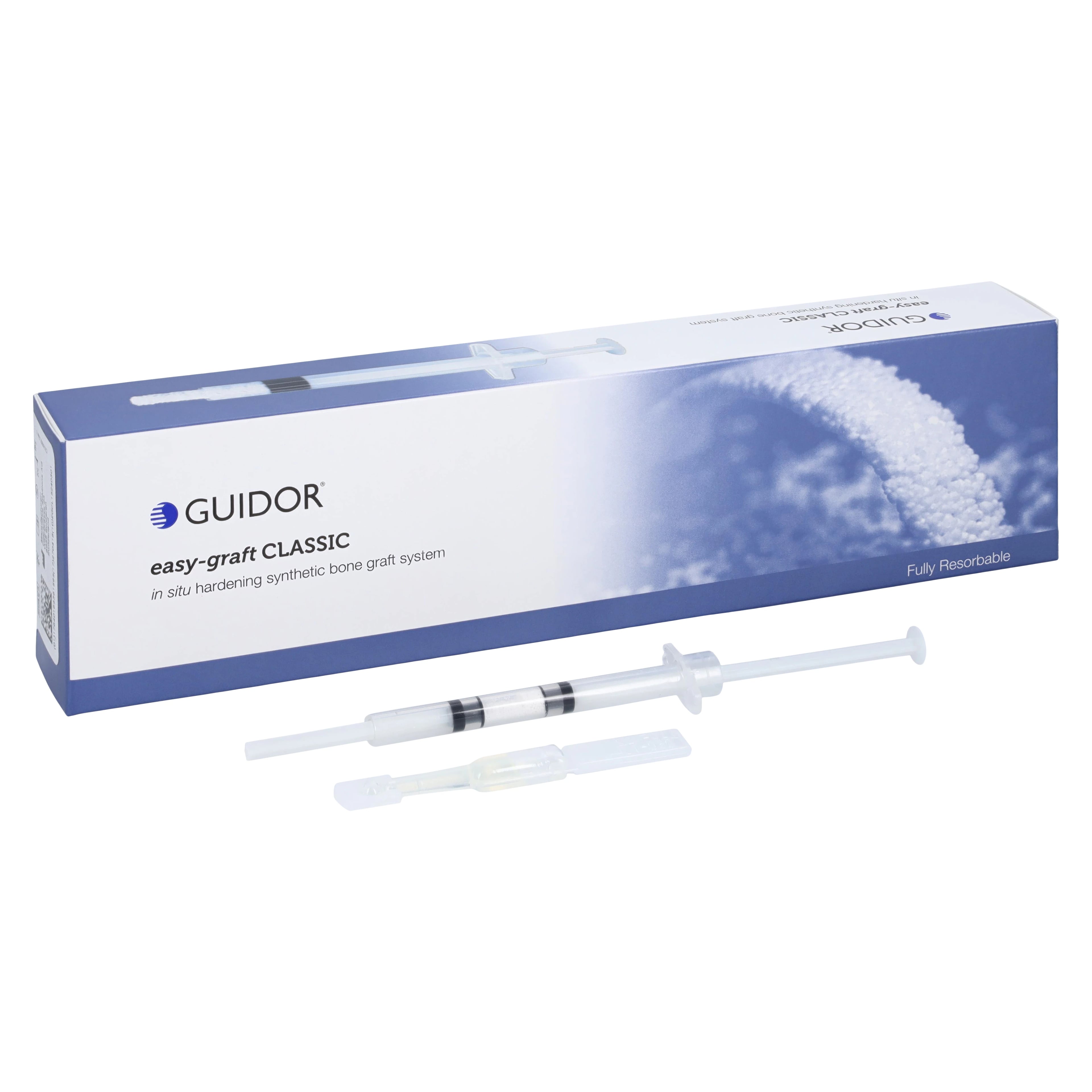 GUIDOR easy-graft CLASSIC Alloplastic Bone Grafting System, Small, 0.15 mL Syringe, 3/Pk, C11-018