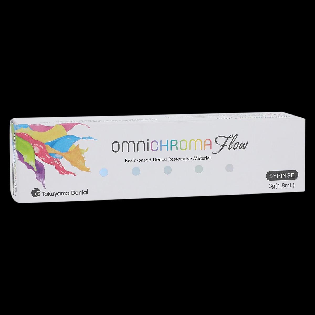 Tokuyama Omnichroma Flow Flowable Composite, Light-Cure, Universal Shade, 3 g/1.8 mL Syringe Refill with 10 Dispensing Tips, 10220