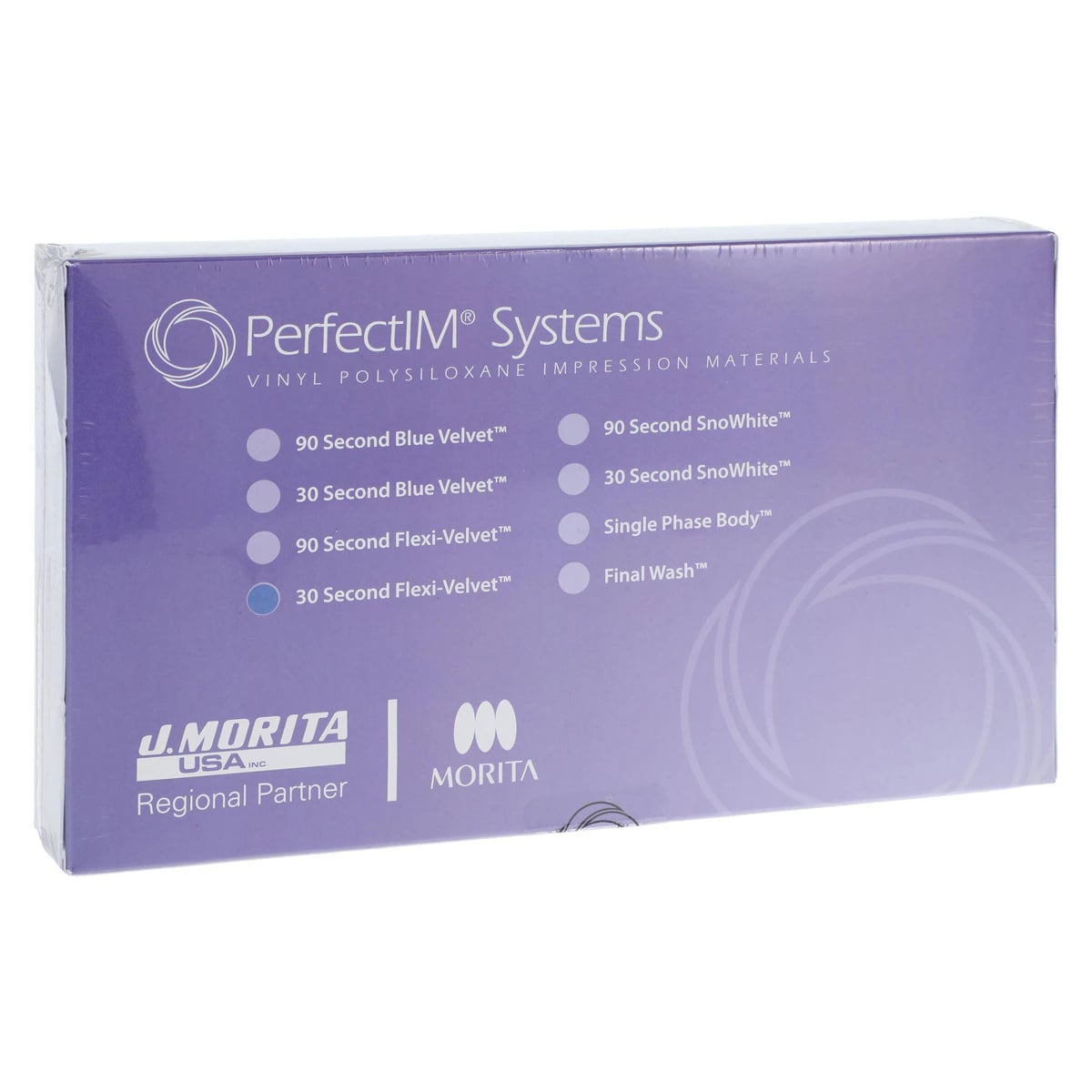 Perfectim Flexi Velvet Impression Material, Vinylpolysiloxane, 30 Second Set, 50 mL Refill, Each