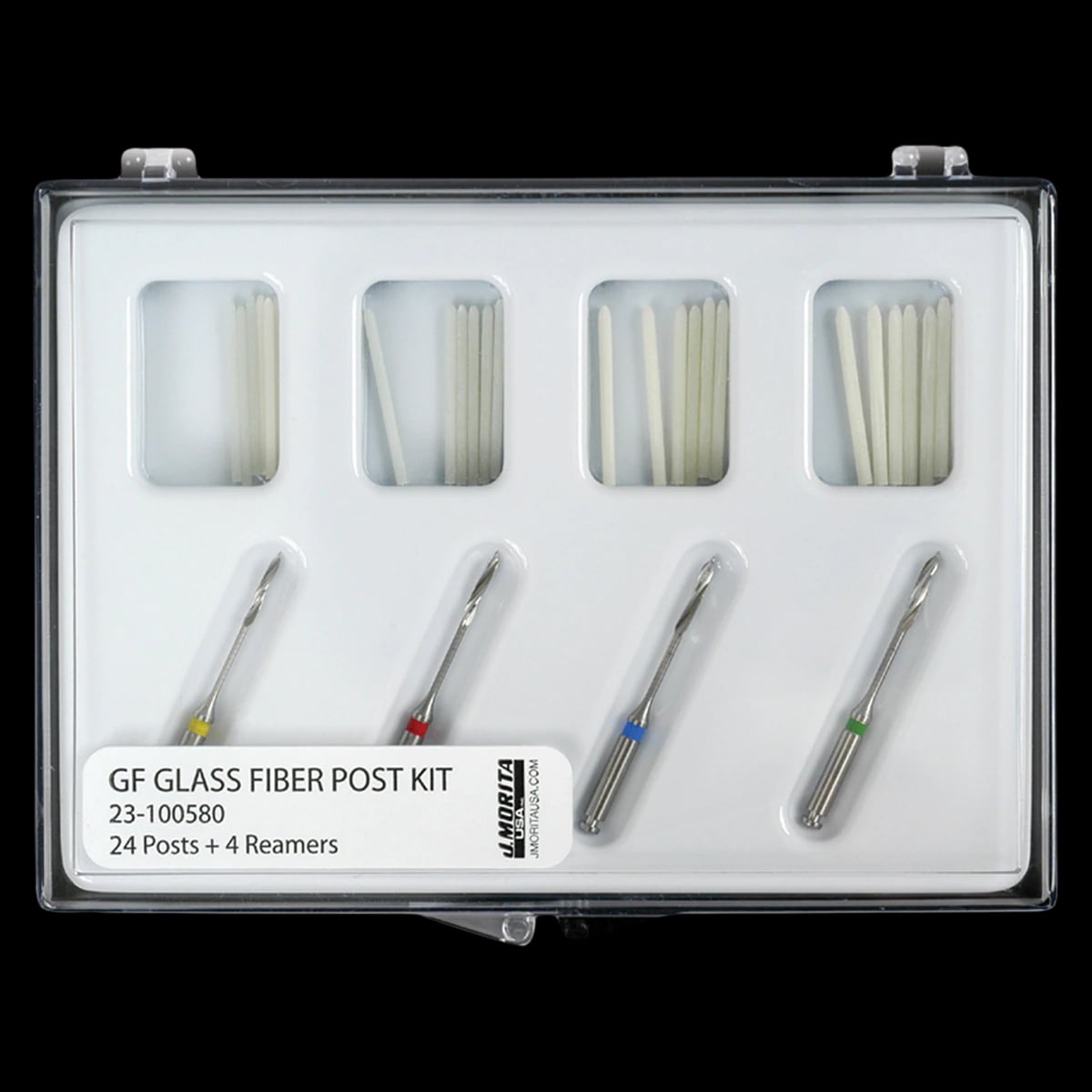 J. Morita CF Glass Fiber Post, Refill, L1, 6/Pk, 23-100581