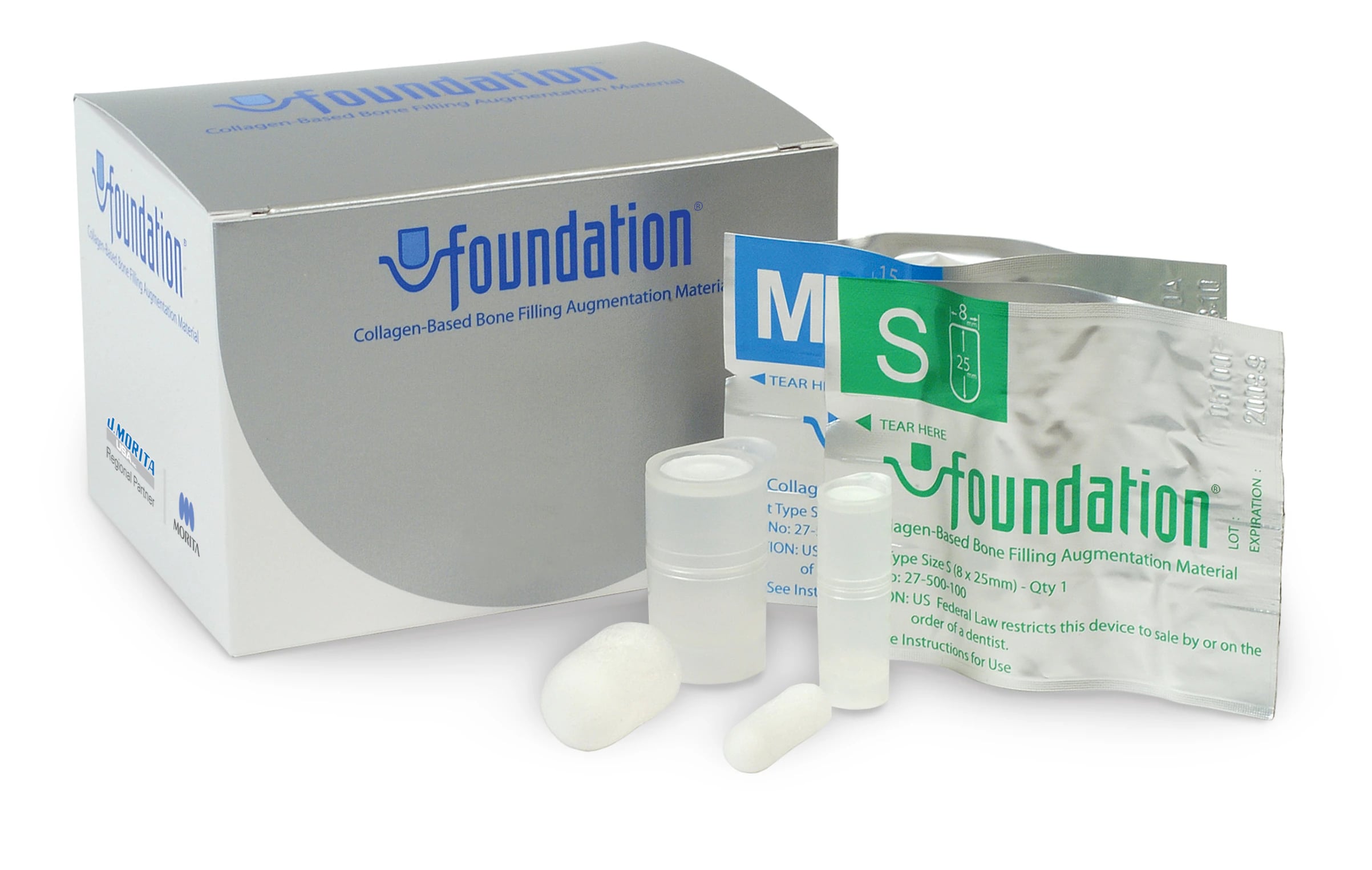 J. Morita Foundation Bone Filling Augmentation Material, Medium, 15mm x 25mm, 5/Box, 27-500-200