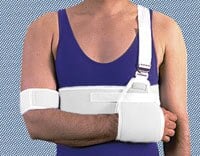 Flex-Support Deluxe Immobilizer Shoulder, Adult Size Large, 32-48" (White)