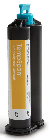 TempSpan Dual Cure Temporary Crown & Bridge Material, Cartridge Refill, 50 mL, Shade A3.5, 1/Pk, N69AE