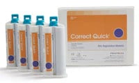 Correct Quick Bite VPS Bite Registration Material, Fast Set, 50 ml Cartridges, 4/Pk, Q31E
