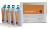 Kerr Correct Plus Bite Superfast Hydrophilic Vinyl Polysiloxane Bite Registration Material, 50 ml Cartridges, 4/Pack, Purple, Q34IA