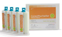 Correct Plus Fast Set Automix Putty VPS Impression Material, 4 x 50 mL Cartridges, Q36A