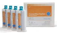 Correct Plus Fast Set Hydrophilic Vinyl Polysiloxane Impression Material, Universal Body, 50 mL Cartridges, 32/Pack, Q36BB