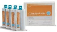 Correct Plus VPS Impression Material, Thick-n-Thin Light Body, Fast Set, 50 ml Cartridges, 4/Pkg, Q36C