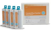 Correct Plus Fast Set Thick-n-Thin Light Body VPS Impression Material, 50 mL Cartridges, 32/Pack, Q36CC