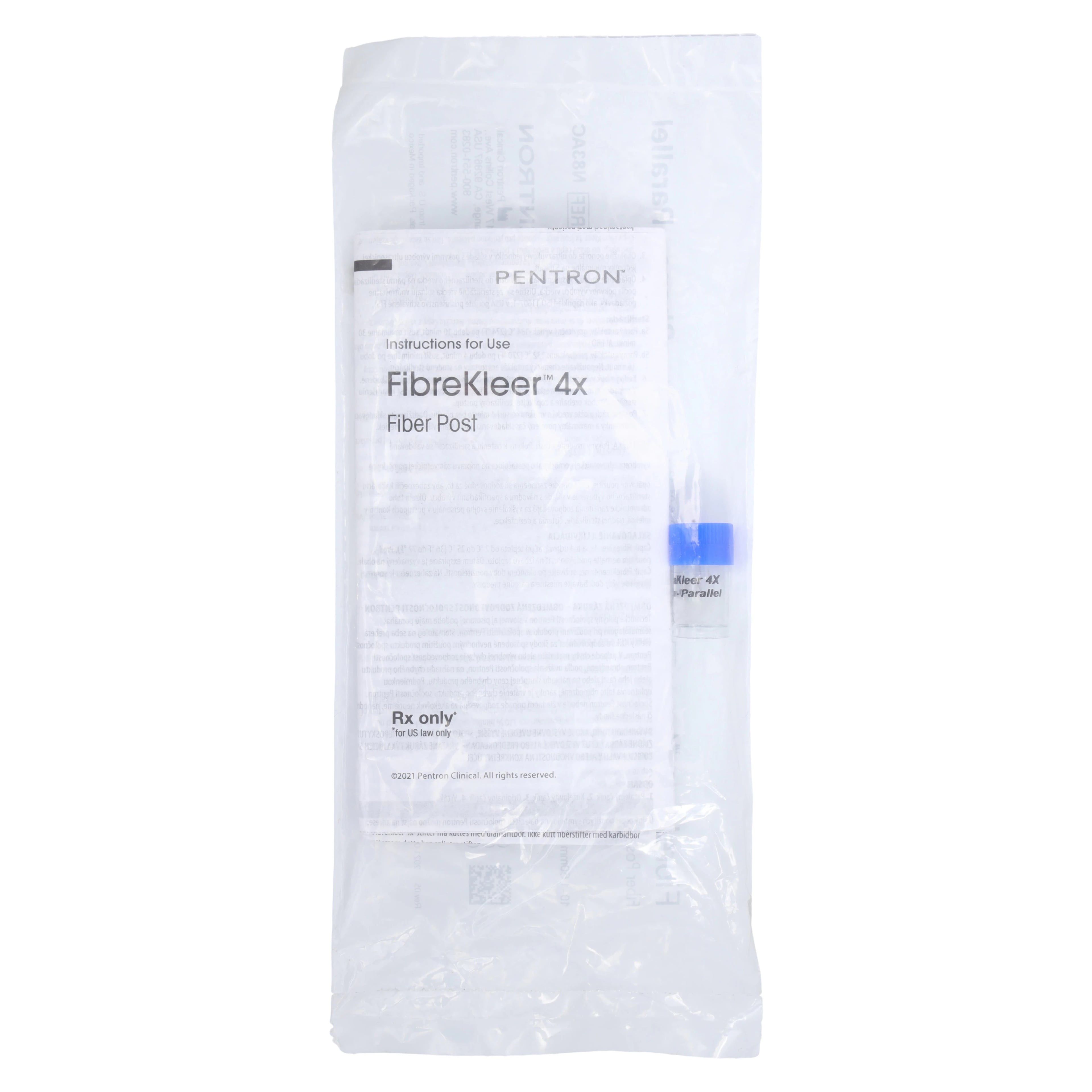 FibreKleer 4X Parallel Fiber Post Refill, 1.50 mm, Blue, 10/Pk, N83AC