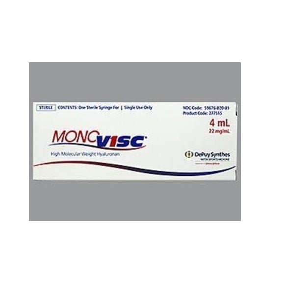 Monovisc Injection 22mg/mL Prefilled Syringe, 4mL, Single-Use