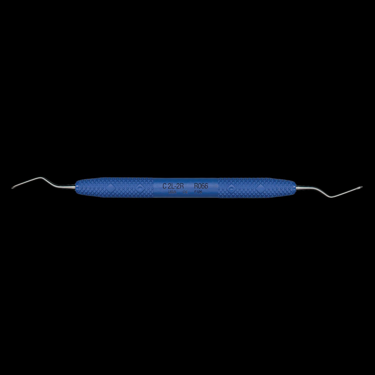 PDT Columbia 2L/2R Universal Curette, Double End, Blue Handle, R066