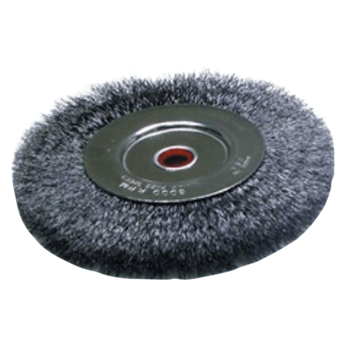 Grobet Heavy Steel Crimped Wire Brush, 6"
