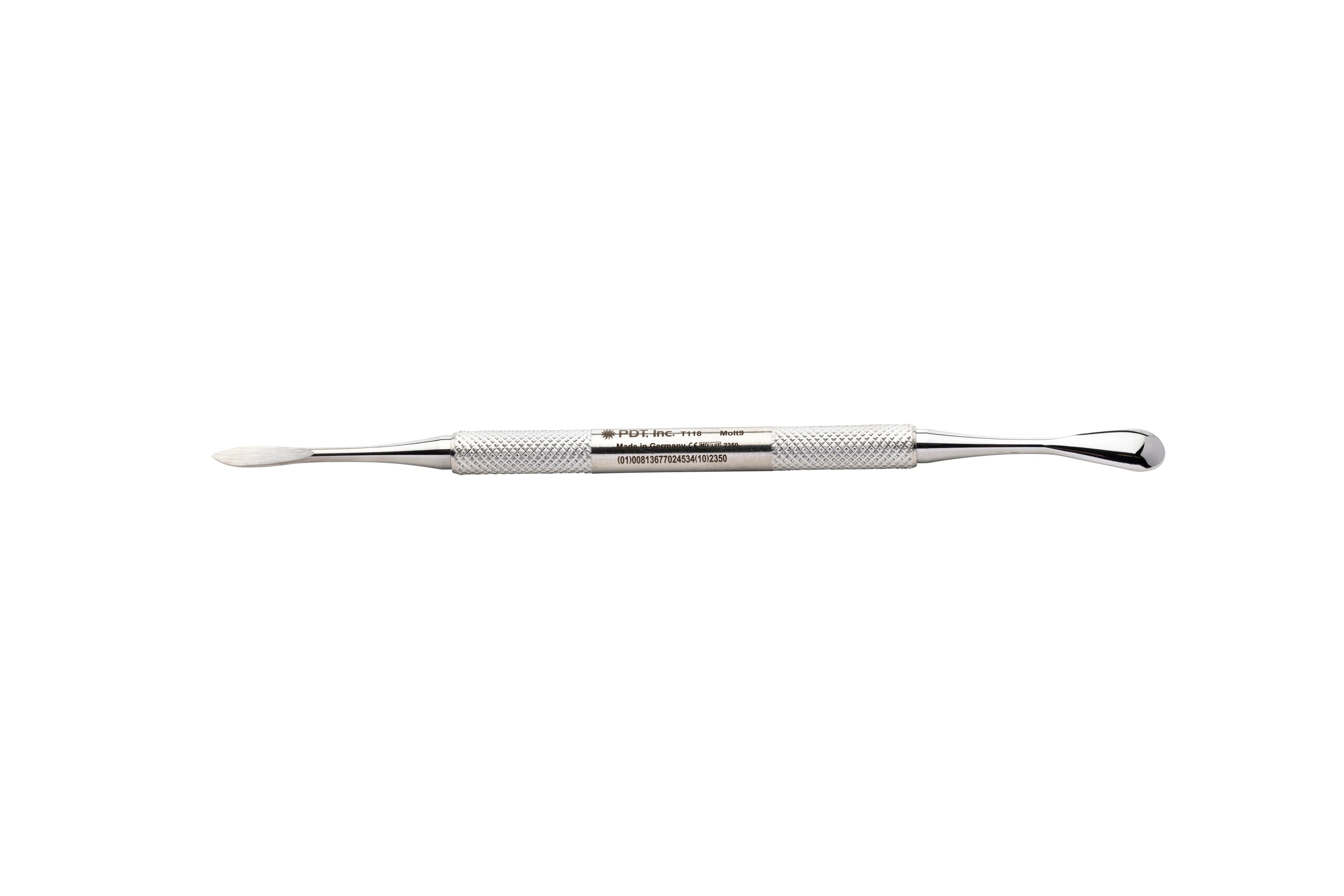 Periosteal Elevator Molt 9, Double End, Hollow Handle, German Stainless Steel, Each