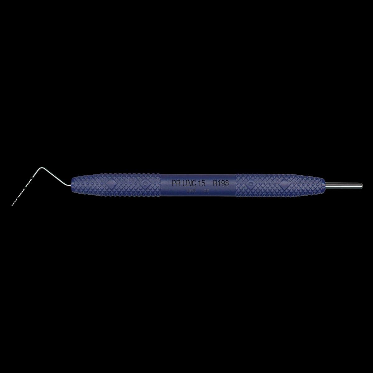 PDT UNC 15 Probe (1 to 15 by 1mm), Single End, Pacific Blue Resin Handle, R198