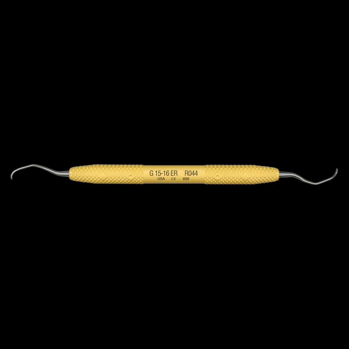 PDT Cruise Gracey 15-16 Extended Reach Curette, Double-Ended, Sunshine Yellow Handle, R044
