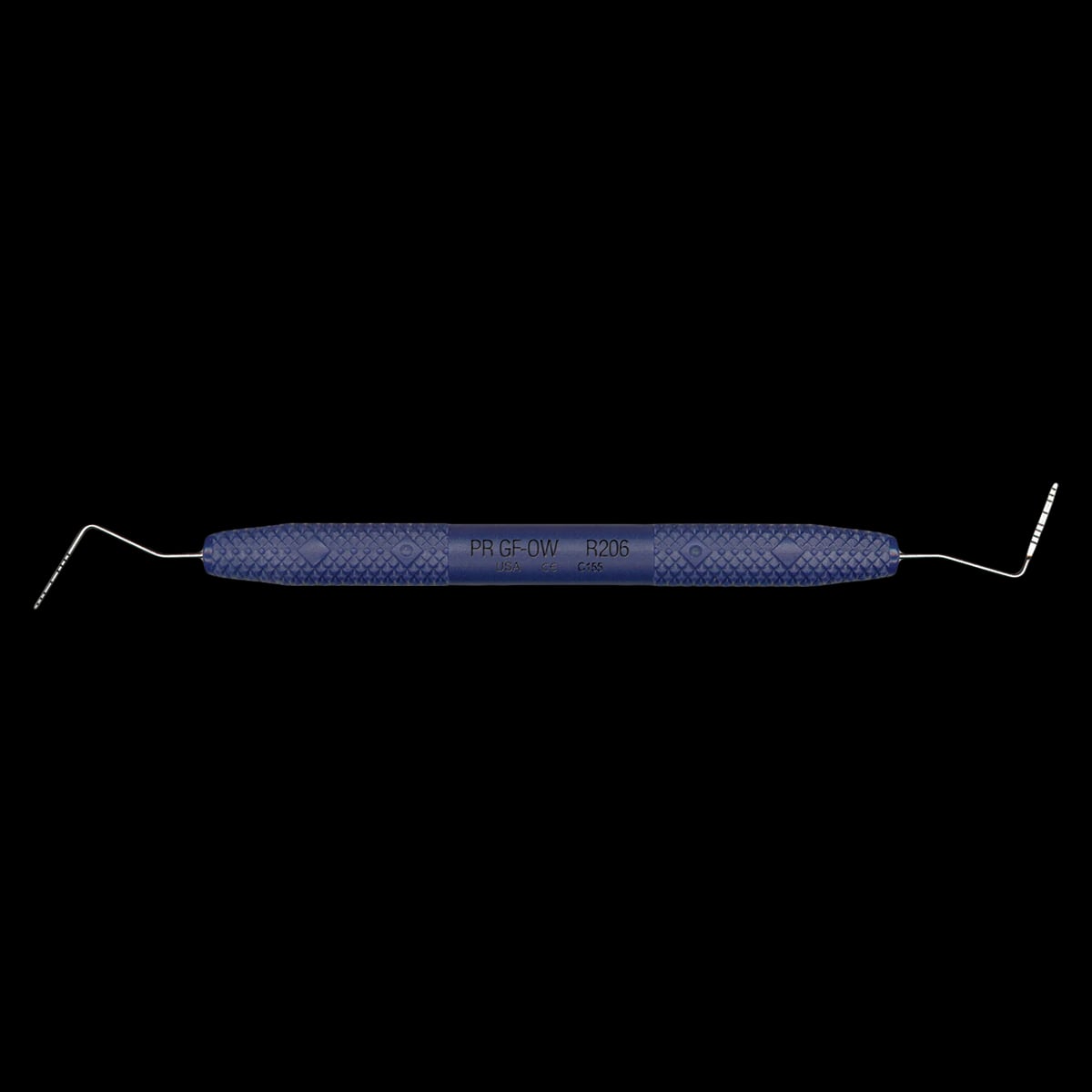 PDT Probe Goldman-Fox, Periodontal, Single End, Dark Blue, Stainless Steel, Each