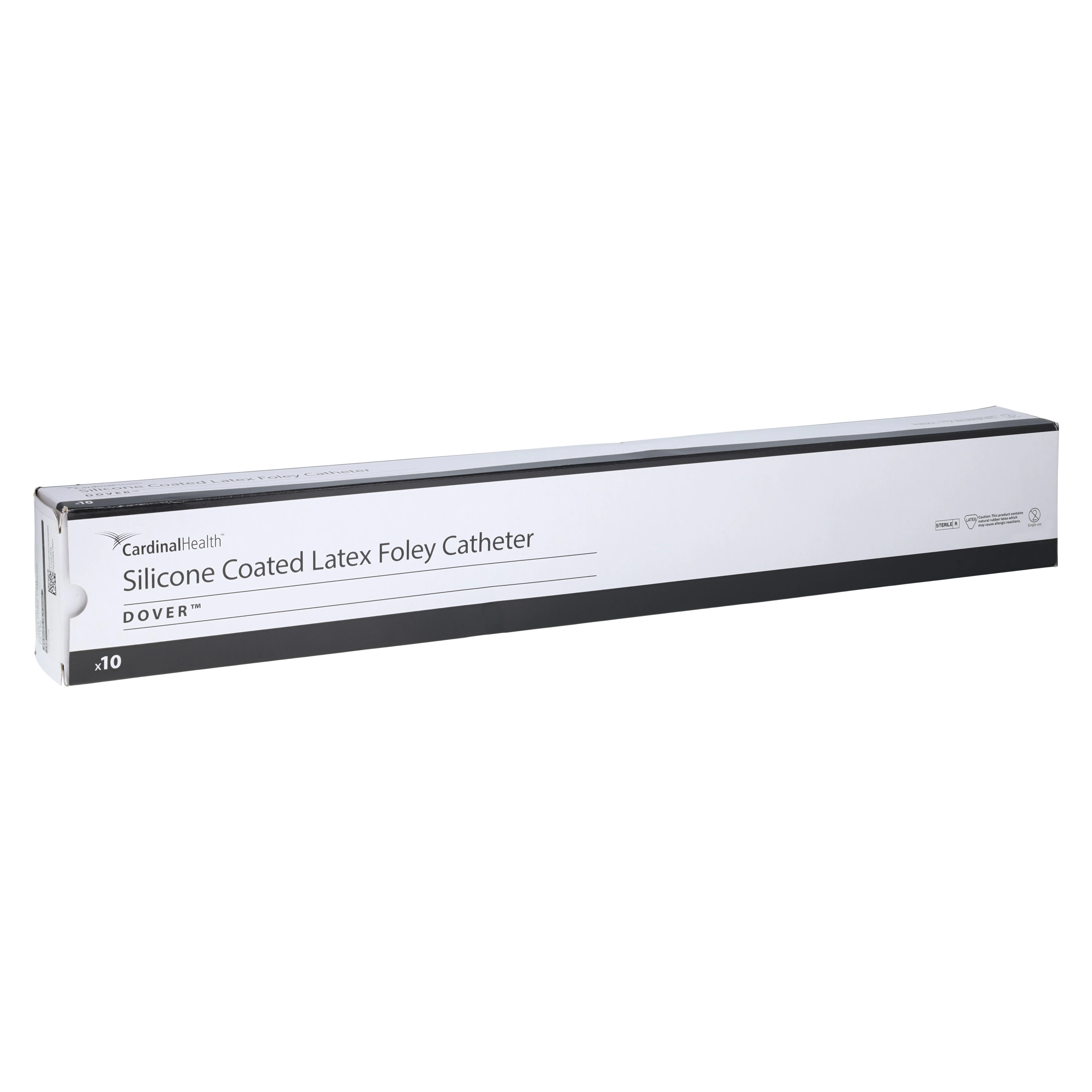 Dover 2-Way Foley Catheter, Silicone Coated Latex, Straight Tip, 24 Fr, 5 cc Balloon, 24FR 5CC