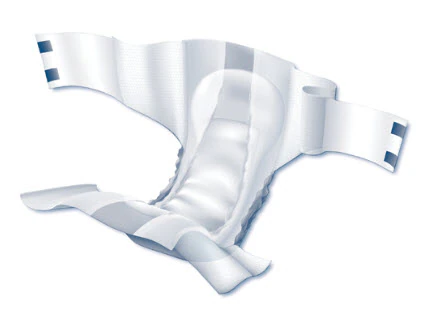 Attends DermaDry Incontinence Brief, Unisex, 2XL (63-70"), Heavy Absorbency, White, Disposable, 12/Bag