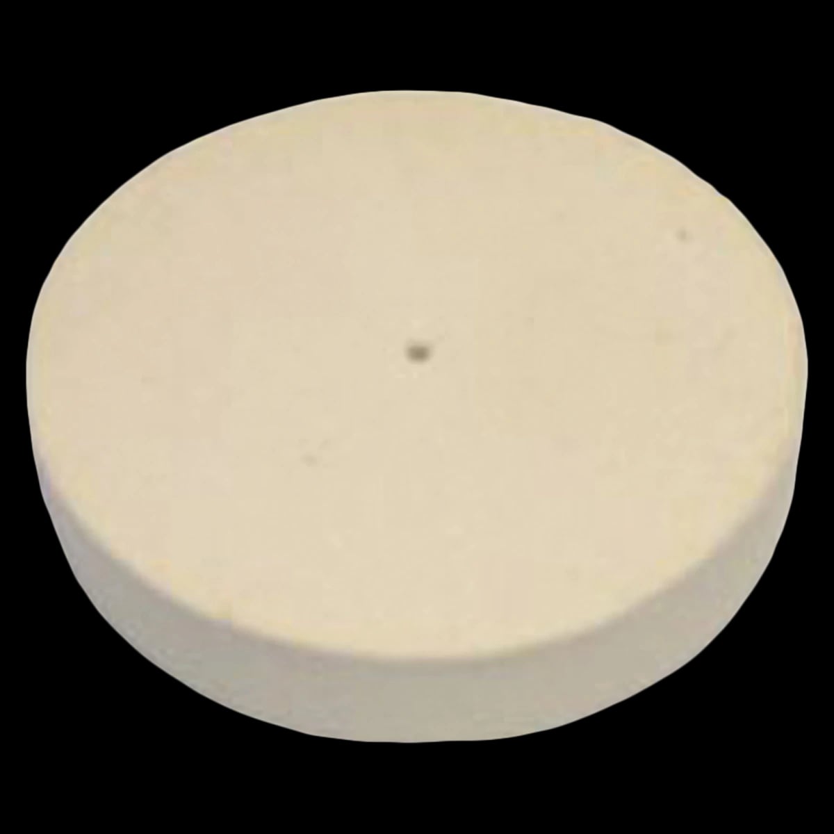 Grobet Solid Felt Wheel Buff, 3" x 1/2", Medium, Pin Hole Center