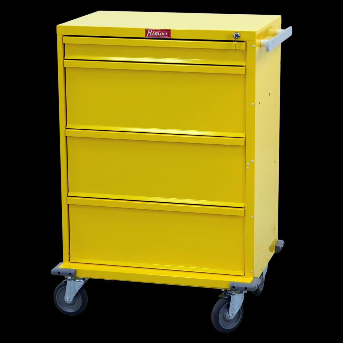 Harloff V-Series Isolation Cart, 4-Drawer, 30"