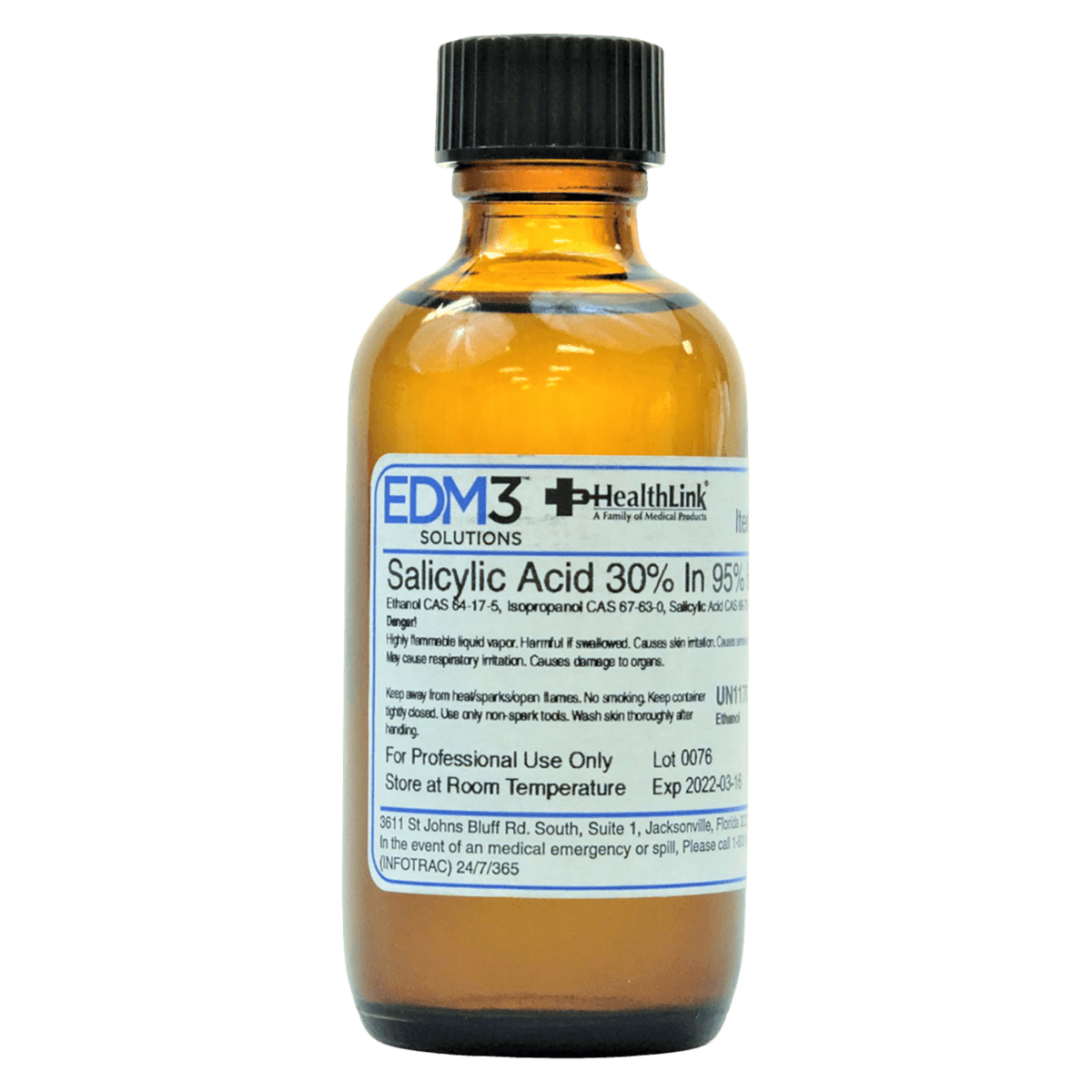 Salicylic Acid 30% Solution, 2 oz Bottle