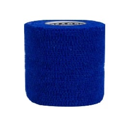 PowerFlex Elastic Athletic Tape, 1.5" x 6 yd, Blue, Non-Sterile, Latex-Free, 32/Case