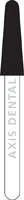 NTI Diamond Bur FG Round End Taper, Medium Grit, #856-025 (M856-025), 5/Pack